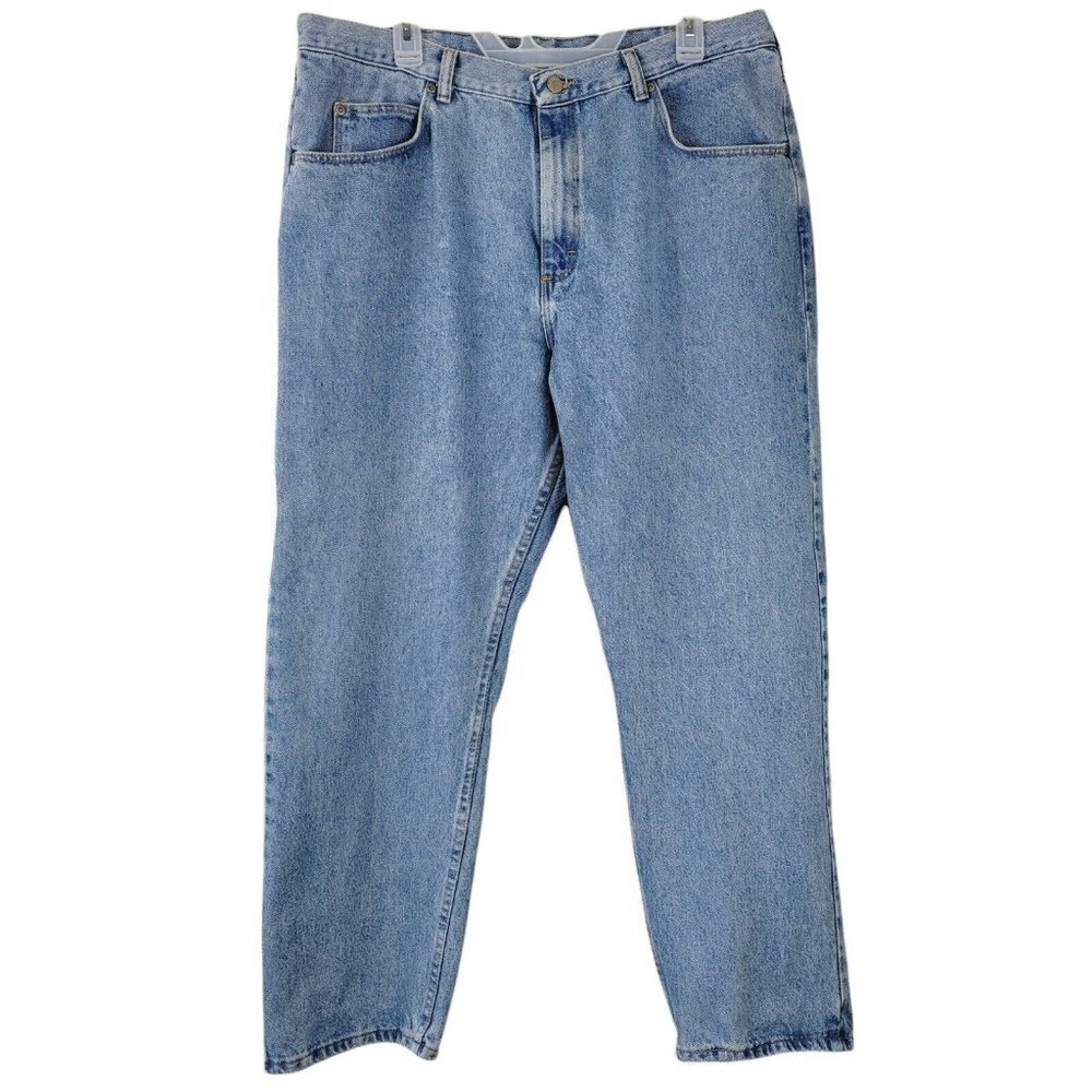 Wrangler Men's Denim Jeans 36x30 Light Wash Work Jeans Pants Casual Wear